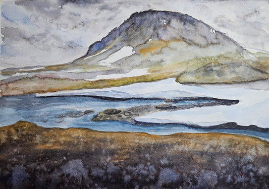 Ekorrhammaren / Ekorrpasset - watercolor