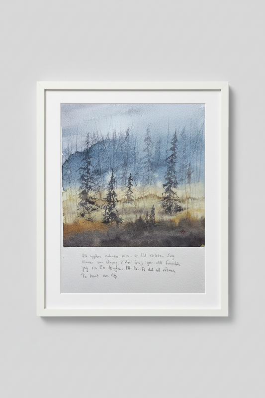 Eternal and bygone times - watercolour
